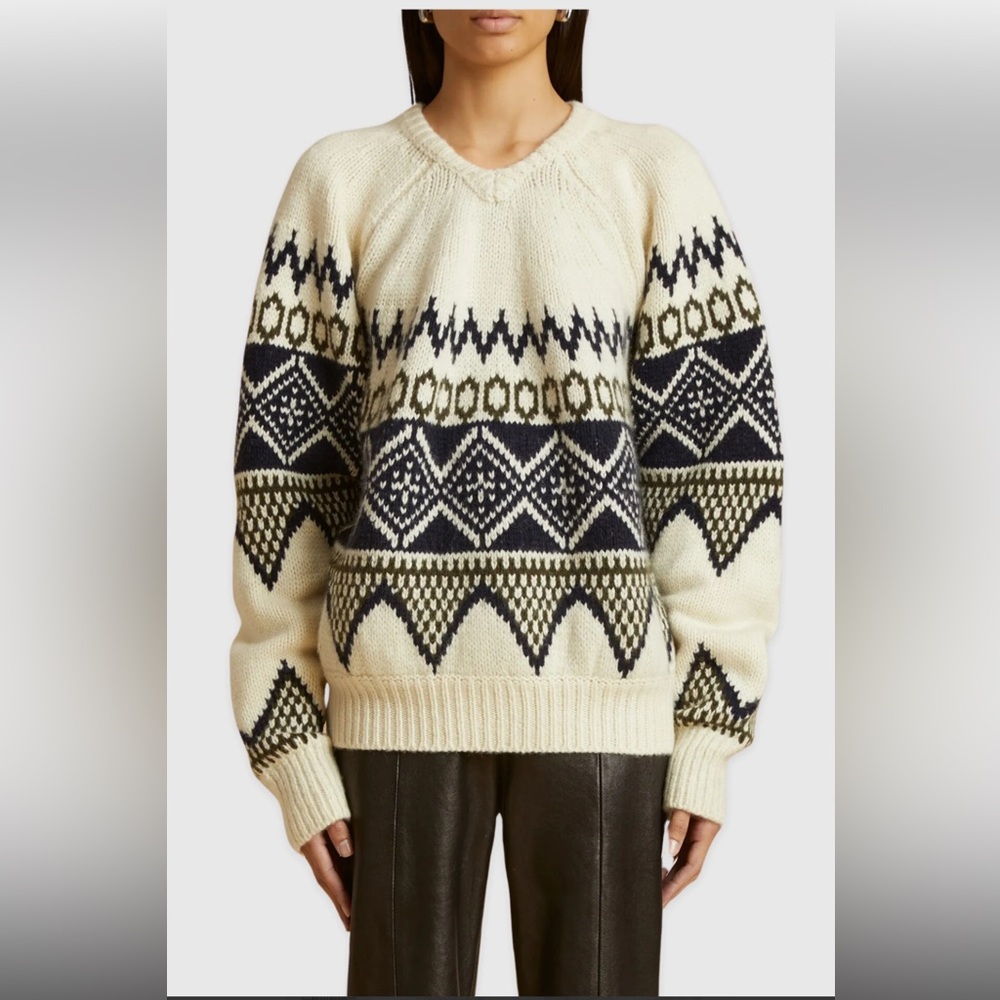 NWT - Khaite Fairisle Nalani Sweater
